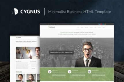 Cygnus - Minimalist Business HTML Template