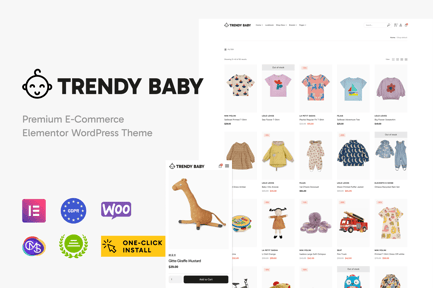 Trendy Baby - Children and Kids Store Theme