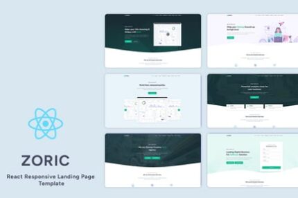 Zoric - React Responsive Landing Page Template