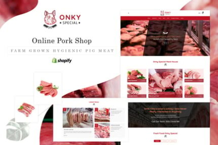 Onky | Pork, Meat Shopify Theme