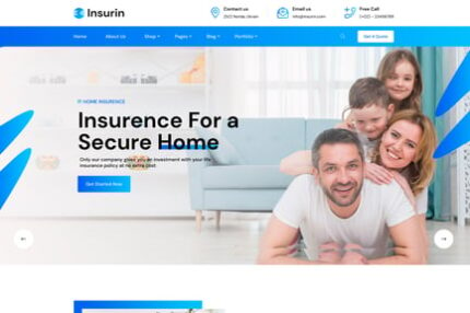 Insurin - Insurance Company HTML Template