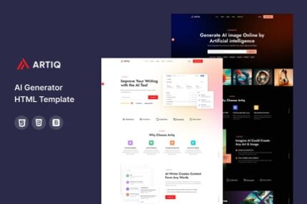 Artiq - AI Generator HTML Template