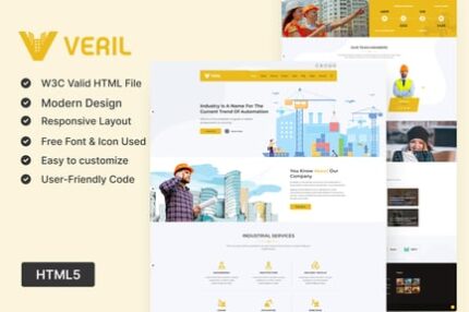 Veril - Construction and Industrial HTML Template