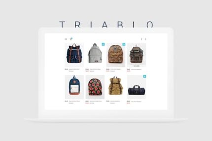 Triablo - eCommerce Landing Page