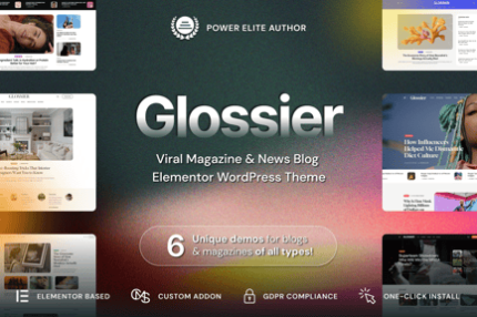 Glossier - Newspaper & Viral Magazine Theme