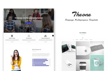 Theone - Onepage Multiporpose Template