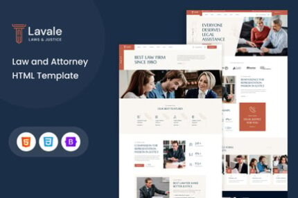 Lavale | Law and Attorney HTML Template