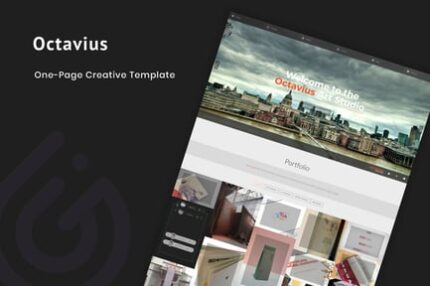 Octavius - Responsive One Page Template