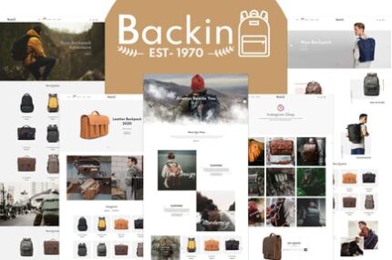 Backin - Bags And Backpack Modern Shopify Theme