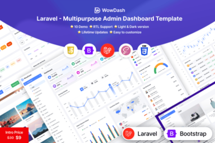 WowDash - Laravel - Admin Dashboard Template