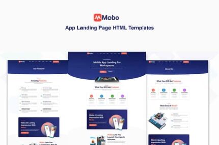 Mobo - App Landing Page HTML Templates