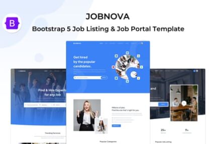 Jobnova - Job Board and Job Listing Template