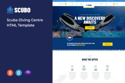 Scubo - HTML Template For Scuba Diving Centre