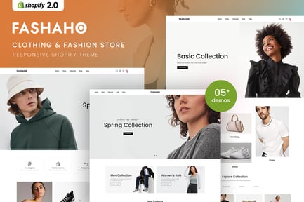 Fashaho - Clothing & Fashion Shopify 2.0 Theme