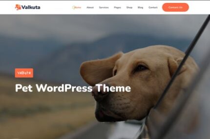 Valkuta - Pet WordPress Theme