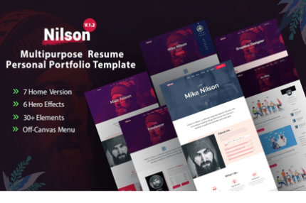 Nilson - Personal Portfolio  HTML Theme