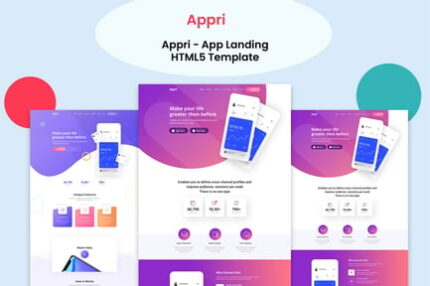 Appri - App Landing HTML5 Template