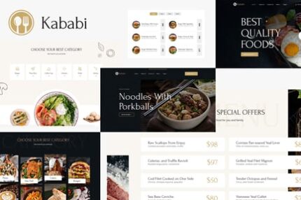 Restaurant WordPress Theme - Kababi