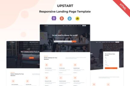 Upstart - Responsive Landing Template