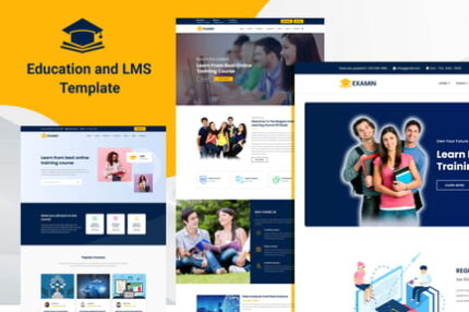 Examin - Education and LMS Template