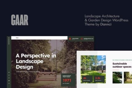 Gaar - Landscape Architecture & Garden Design WP