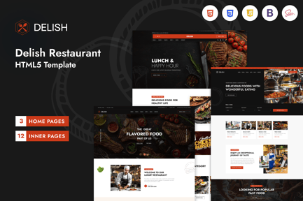 Delish – Restaurant & Cafe HTML5 Template