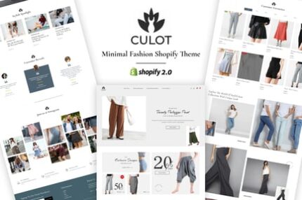 Culot - Minimal Fashion Shopify Theme