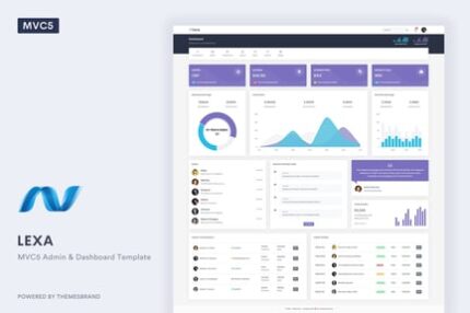 Lexa - MVC5 Admin & Dashboard Template