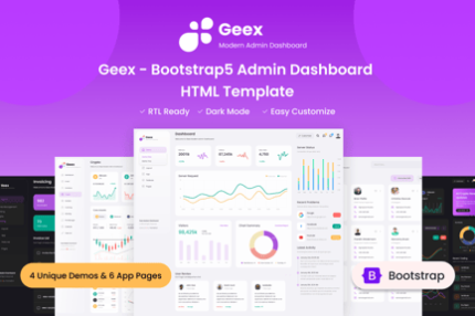 Geex - Bootstrap5 Admin Dashboard HTML Template