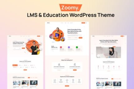 Zoomy - LMS & Education WordPress Theme