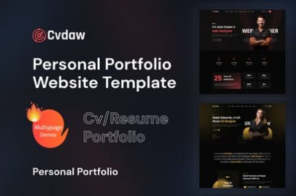 CvDaw | Personal Portfolio Website Template