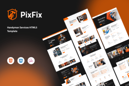 PixFix - Handyman Services HTML5 Template