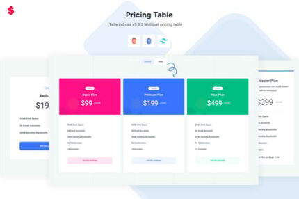 Pricing - Tailwindcss Template Planex