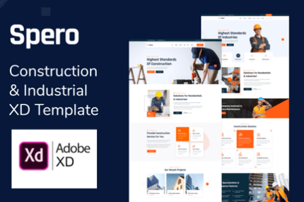 Spero - Construction Industry XD Template