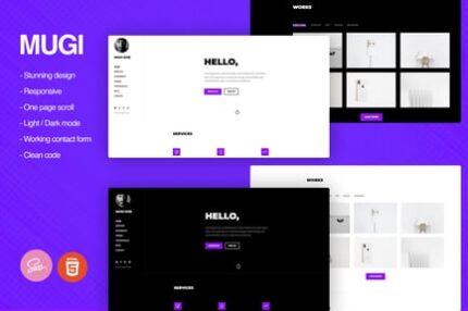 Mugi - Personal Portfolio & Resume WordPress Theme