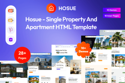 Hosue - Single Property & Apartment HTML Template