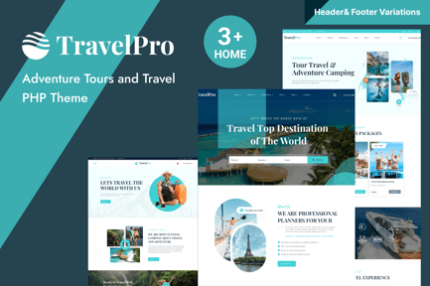 TravelPro - Tour and Travel Agency PHP Template