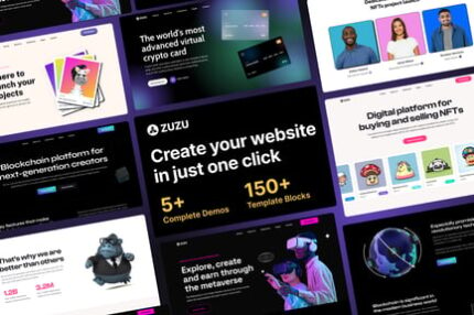 Zuzu - NFT & Crypto WordPress Theme