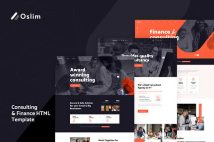 Oslim - Consulting Finance HTML Template