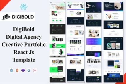 DigiBold - Digital Agency Creative Portfolio React