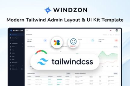 Tailwind Admin Layout & UI Kit Template - Windzon