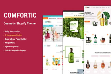 Comfortic - Clean Responsive Beauty & Cosmetic Sho