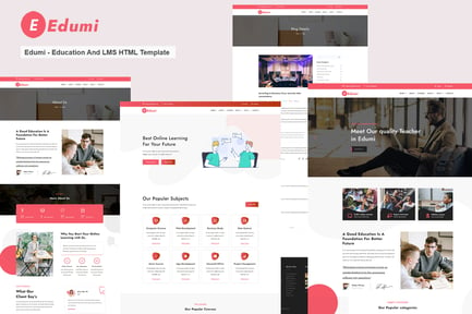 Edumi - Education And LMS HTML Template