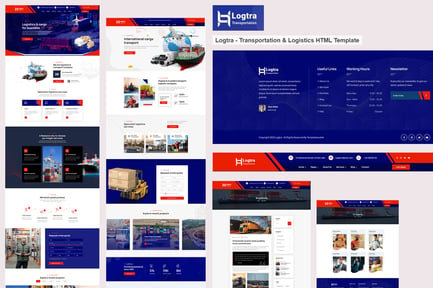 Logtra - Transportation & Logistics HTML Template