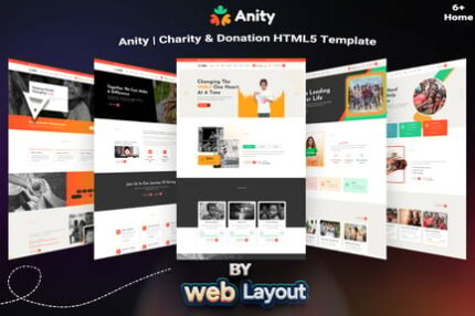 Anity | Charity & Donation HTML5 Template