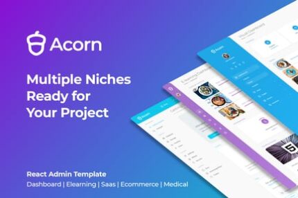 Acorn - React Admin Template