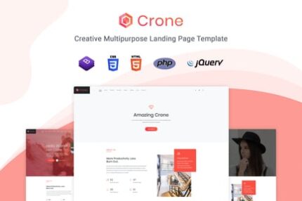 Crone - Creative Multipurpose Landing Page