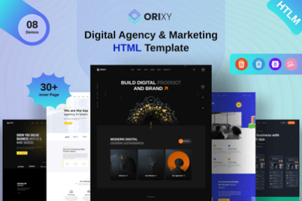 Orixy - Creative Digital Agency HTML Template