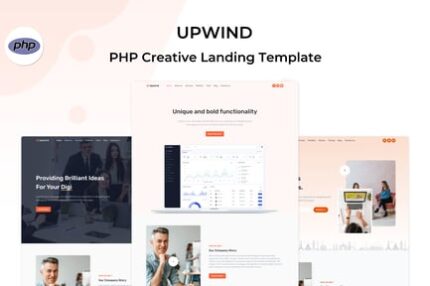 Upwind - PHP Multipurpose Landing Template