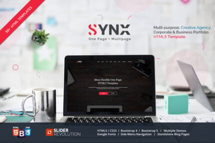 Synx - One Page Parallax